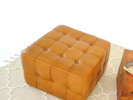 Benjiro - Square Ottoman - Tan