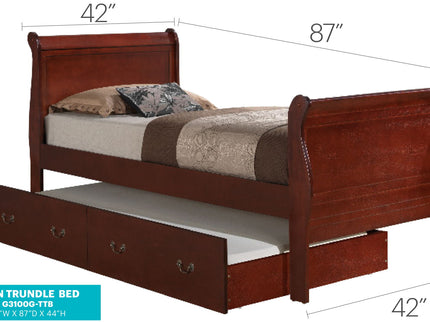 Elegant Trundle Bed With Timeless Charm
