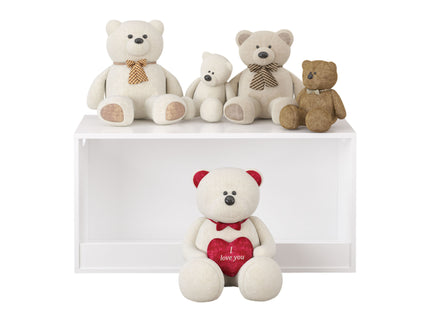 Open Toy Storage Box For Kids, Organizer Bin For Plush Toys, Books - White