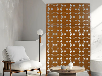 Outdoor & Indoor Metal Privacy Freestanding Decorative Screen