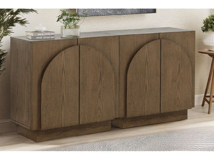 Modern Sideboard Buffet With Arched Cabinet Doors