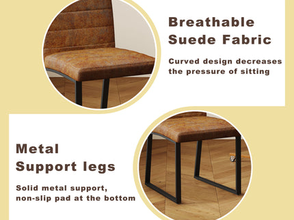 Oversized Square Design Dining Chairs For Home