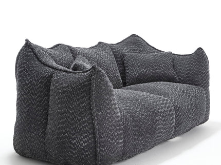 Comfortable Dual Beanbag Chair With High Resilience Foam Core For 2 People