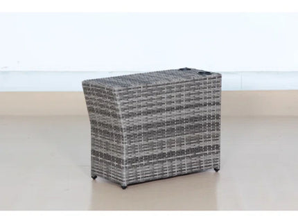 Shick Outdoor Side Table - Gray Mix