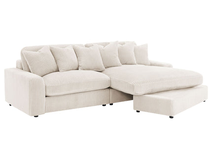 Upton - Reversible Sectional Sofa With Oversized Chaise - Sand