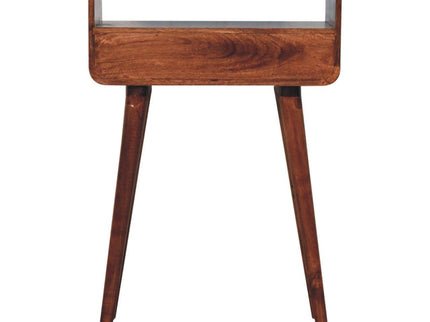 Solid Wood Curved Console Table