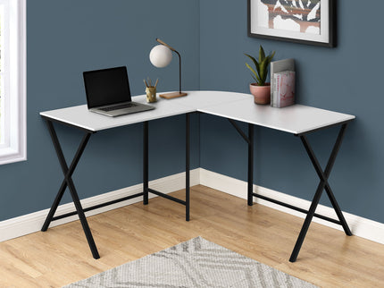 Computer Desk, Home Office, Corner, L Shape, Laptop, Contemporary / Modern