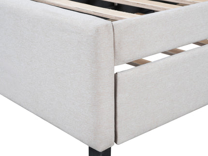 Upholstered Daybed, Sofa Bed Frame, No Box Spring Needed