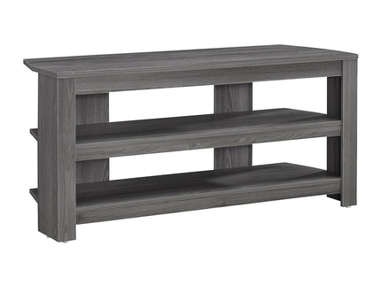 TV Stand, Console, Media Entertainment Center, 3 Storage Shelves
