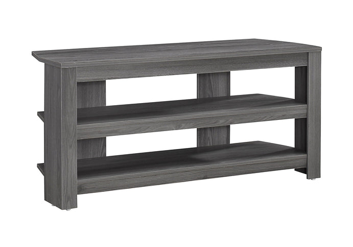 TV Stand, Console, Media Entertainment Center, 3 Storage Shelves