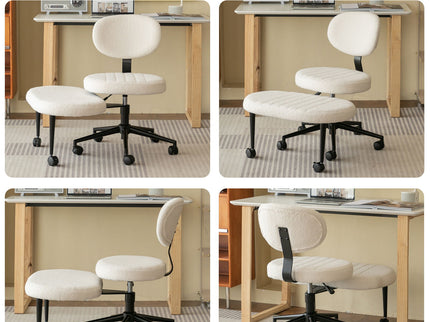 Ergonomic Cross Legged Office Chair With Back Support