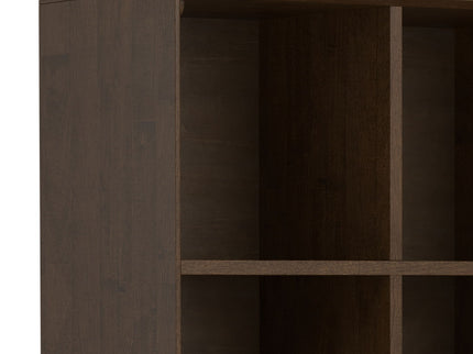 Banting - 9 Cube Bookcase With Drawers - Walnut Brown