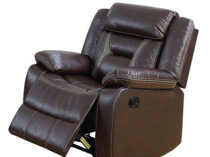 Modern Recliner With Pillow Arms And Headrest