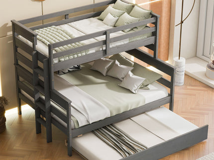 Detachable Design Bunk Bed With Ladder