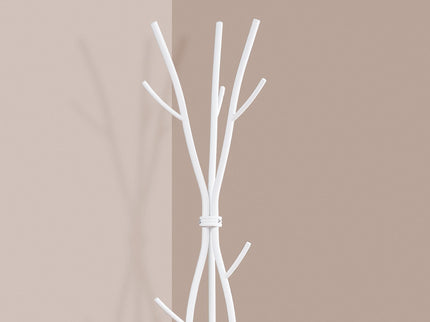 Coat Rack, Hall Tree, Free Standing, 11 Hooks, Entryway, Contemporary & Modern