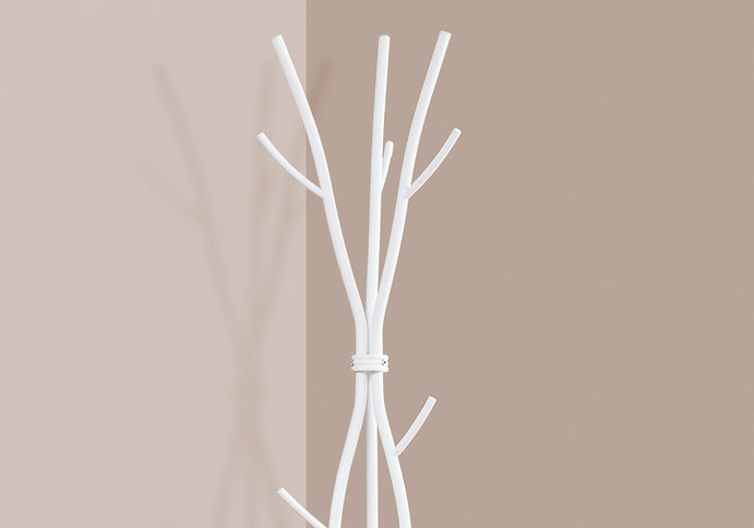Coat Rack, Hall Tree, Free Standing, 11 Hooks, Entryway, Contemporary & Modern
