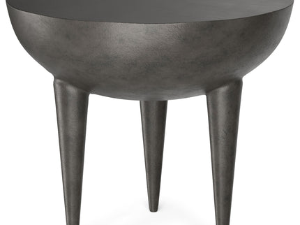 Otto - Cast Aluminum Side Table - Black