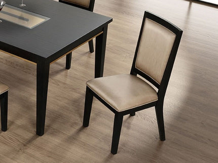 Dining Chairs With Accent Trim (Set of 2) - Espresso
