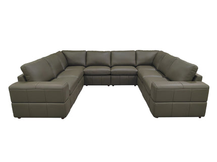 Modern Sectional Sofa With Large Square Arms