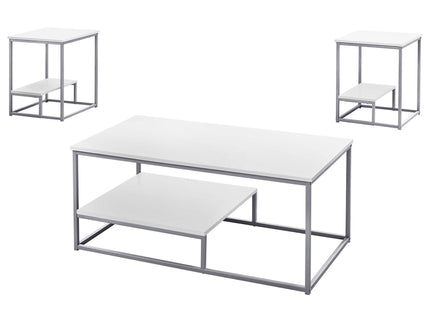 Table Set, Coffee, End, Side, Accent, Living Room, Contemporary & Modern (Set of 3)