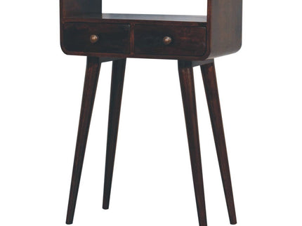 Solid Wood Curved Console Table