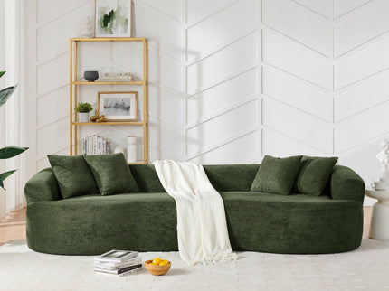 4 Seater Curved Cloud Sectional Sofa