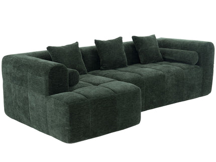 Sectional Free Combined Sofa With 2 Side Pockets