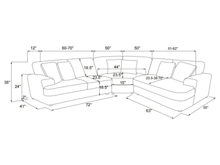 Langford - Sectional Sofa