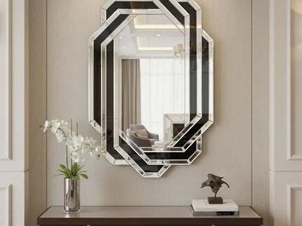 Diamond Wall Mirror - Silver