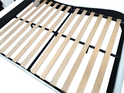 Platform Bed Frame With LED Lighting, tooth Music, Vibration Massage