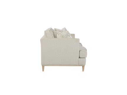 Loveseat With 2 Reversable Cushions And 2 Pillows - Off White