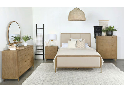 Benson - Eastern King Panel Bed - Sand