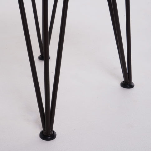 Zion - Outdoor Industrial Iron And Coffee Table - Teak