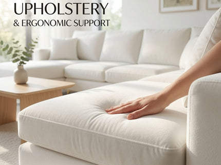 U - Shaped Sectional Sofa With Double Chaise