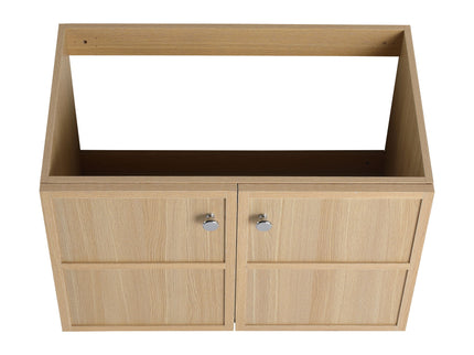 Modern Wall Mounted Bathroom Vanity With Soft Closing Doors