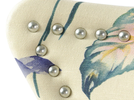 Paradise - Upholstered Accent Chair Printed On - Off-White Floral