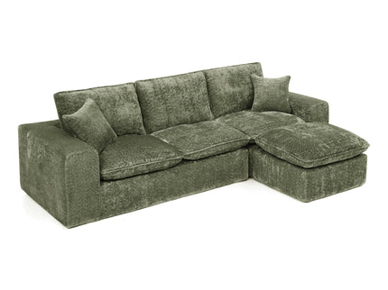 Sectional Sofa With Moveable Ottoman