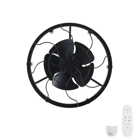 Modern Farmhouse Ceiling Fan, Adjustable Hanging