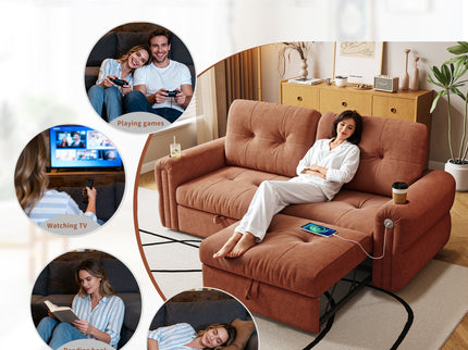 Cloud Like Convertible Sofa Bed With For Living Room