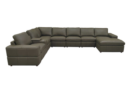 Modular Sectional With Large Square Arms, Custom Configuration