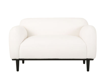 Sway - Upholstered Loveseat With Wood Legs And Round Arms