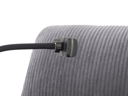Adjustable Manual Recliner, Ergonomic Lounge Chair With Phone Holder And 2 Cup Holders