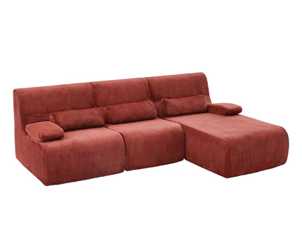 Oversized Sectional Sofa, Living Room Seating With Modular Design