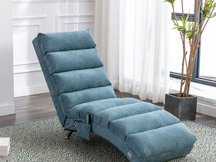 Massage Chaise Lounge Indoor With Remote Control, Ergonomic Electric Massage Lounger