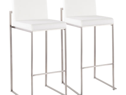 Fuji - Contemporary And Modern Elegance High Back Barstool