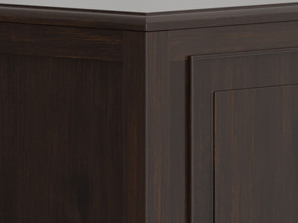 Connaught - Large Storage Bench Trunk - Dark Brown