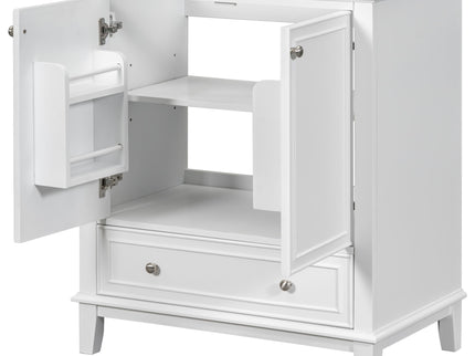 Modern Bathroom Vanity Base Only With Doors And Drawer