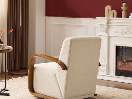 Swivel Accent Rotatable Ergonomic Single Chair For Living Room