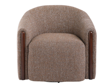 Ballona - Accent Chair With Swivel - Brown