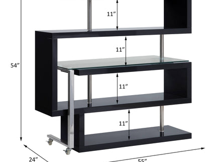Buck II - Writing Desk With Bookshelf
